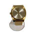 ショッピングnixon NIXON◆クォーツ腕時計/アナログ/ステンレス/SLV/GLD/18J