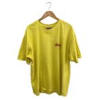 ショッピングstussy STUSSY◆Tシャツ/XL/コットン/イエロー/無地/