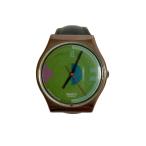 SWATCH◆クォーツ腕時計/アナログ/GRN/