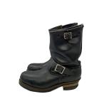 RED WING◆ASTM F 2413-05/エンジニアブーツ/US8/BLK/レザー