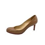 ショッピングエナメル Christian Louboutin◆パンプス/37.5/BEG/エナメル