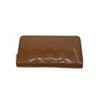 ショッピングヴェルニ LOUIS VUITTON◆ジッピー・ウォレット_モノグラム・ヴェルニ/エナメル/PNK/レディース