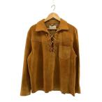 ショッピングスウェード 60s/DEERSKIN TRADING POST/レースアップシャツ/M/スウェード/BRW