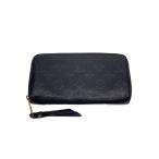 ショッピングLOUIS LOUIS VUITTON◆ジッピー・ウォレット_モノグラム・アンプラント/レザー/BRW/メンズ