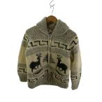 ショッピングカウチン aurora borealis/ニット・セーター(厚手)/--/ウール/BEG/総柄/カウチン/鹿