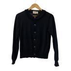 COMME des GARCONS GIRL◆AD2016/カーディガン(薄手)/M/ウール/BLK/無地/NQ-N012