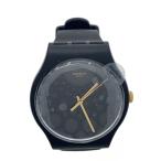 SWATCH◆腕時計/デジタル/BLK/BLK/SUOZ328/
