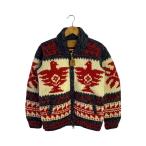 CANADIANSWEATER◆カウチンニット/ニット・セーター(厚手)/36/ウール/NVY