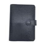 LOUIS VUITTON* Agenda PM_ Taiga / кожа /BLK/ мужской //