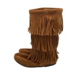 ショッピングMINNETONKA MINNETONKA◆ブーツ/--/BRW/3747815