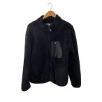 ショッピングschott Schott◆フリースジャケット/--/ポリエステル/BLK/無地/3182006