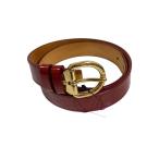 ショッピングヴェルニ LOUIS VUITTON◆サンチュール・ヴェルニ(30MM)_モノグラム・ヴェルニ/エナメル/RED/レディース