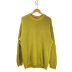 Supreme◆ニット・セーター(厚手)/L/コットン/YLW/無地