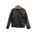 Sasquatchfabrix.◆シングルライダースジャケット/--/--/BRW/無地