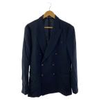 ショッピングzara ZARA◆紺ブレ/金ボタン/テーラードジャケット/52/コットン/NVY