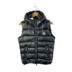 ショッピングmoncler MONCLER◆BARTHOLOME DOWN VEST/ダウンベスト/1/ナイロン/BLK/122-091-43363-05