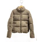 ショッピングzara ZARA◆CORDUROY PUFFER JACKET/ジャケット/M/コットン/KHK