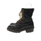 RED WING◆ロガーブーツ/US9/BLK/レザー/699