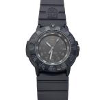 LUMINOX◆クォーツ腕時計/アナログ/ラバー/BLK/BLK/NAVY SEAL 3000 SERIES Blackout