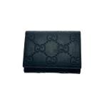 ショッピングgucci GUCCI◆3つ折り財布/--/BLK/メンズ/771318 2091//