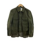 COMME des GARCONS HOMME◆GARMENT DYED MULTI POCKET JACKET/S/コットン/KHK/HE-J009/AD2019//