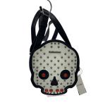 ショッピングスカル Dr.Martens◆ショルダーバッグ/スカル/髑髏/レザー/WHT