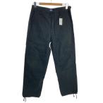 STUSSY◆ボトム/32/コットン/BLK/無地