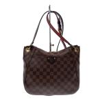 LOUIS VUITTON◆サウス・バンク_ダミエ・エベヌ/PVC/BRW