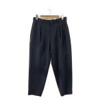 COMME des GARCONS HOMME DEUX◆24AW/ストライプスラックス/ボトム/L/ウール/BLK/ストライプ/DN-P047//