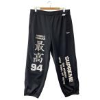 ショッピングsupreme Supreme◆25SS/Worldwide Tricot Track Pant/XL/ポリエステル/BLK