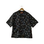 ショッピングKUNG-FU THUNDERBOX◆SONIC×TB KUNG FU SHIRT/L/コットン/BLK/総柄//