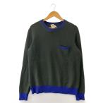 LAD BY DEMYLEE◆ポケット付/カシミア100/使用感有/ニット・セーター(薄手)/S/カシミア/GRY//