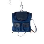 COACH◆リュック/デニム/BLU