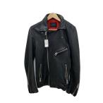 nano universe◆ダブルライダースジャケット/M/羊革/BLK/NUC51LO0173SH