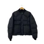 ショッピングschott Schott◆ダウンジャケット/L/ナイロン/BLK/無地//