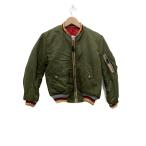 EVISU◆フライトジャケット/34/ナイロン/KHK