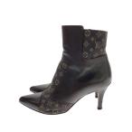 ショッピングLOUIS LOUIS VUITTON◆ショートブーツ/35/BRW/MA0069