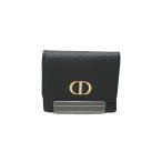 Christian Dior◆3つ折り財布/PVC/BLK/無地/レディース/MA-0261