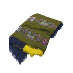 LOEWE◆カシミヤ混/花柄/ストール/モダール/マルチカラー/総柄/レディース