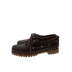 Timberland* deck shoes /24.5cm/BRW/ кожа 