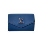 ショッピングLOUIS LOUIS VUITTON◆ポルト・フォイユ・ロックミニ/牛革/BLU/レディース