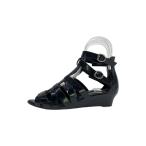 ショッピングmelissa melissa◆サンダル/23.5cm/ブラック//