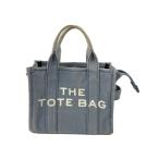 MARC JACOBS◆トートバッグ/キャンバス/BLU/プリント//