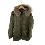 HYSTERIC GLAMOUR◆モッズコート/M/ナイロン/KHK/無地/0213ac01