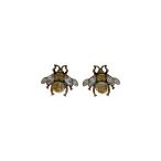 GUCCI◆クリスタルビー/ピアス/レディース//