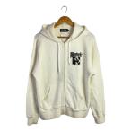 ショッピングagain HYSTERIC GLAMOUR◆24SS/COME BACK AGAIN/ジップパーカー/L/コットン/ホワイト/02241CF01