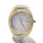 ショッピングnixon NIXON◆モアイズモア/クォーツ腕時計/アナログ/--/WHT/GRY