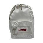 Supreme◆Canvas Backpack/リュック/キャンバス/WHT/無地