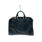 LOEWE◆ハンドバッグ/レザー/BLK/アマソナ40/ボストン/使用感有