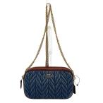 COACH◆ショルダーバッグ/--/BLU/無地/F39968